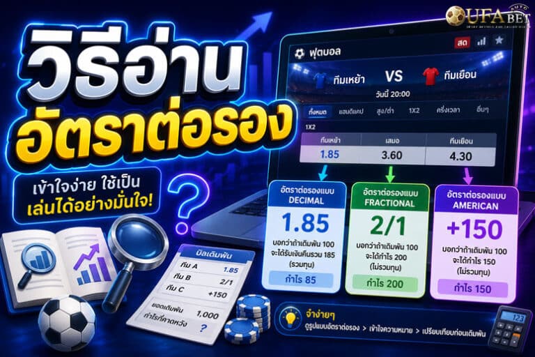 วิธีอ่านอัตราต่อรอง