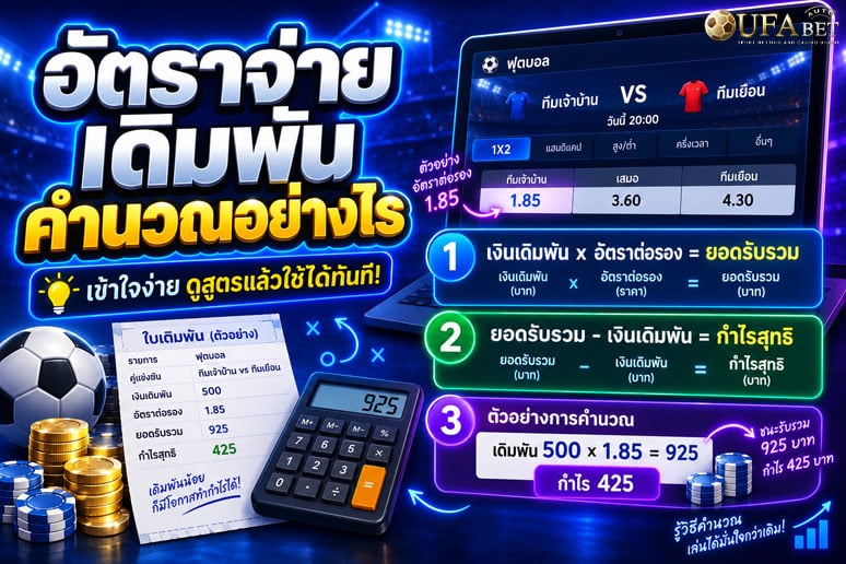 อัตราจ่ายเดิมพันคำนวณอย่างไร